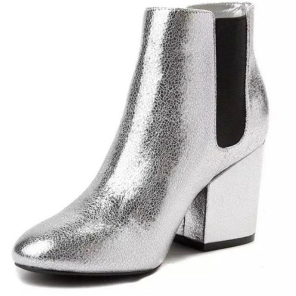 MIA Silver Ankle Boots